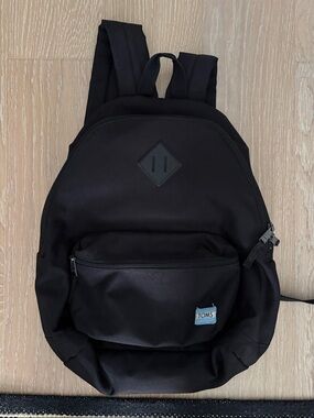 TOMS Black Minimalist Everyday Backpack